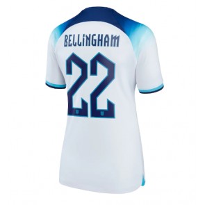 Anglia Jude Bellingham #22 Koszulka Podstawowych Kobiety MŚ 2022 Krótki Rękaw